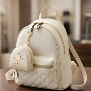 Latest Trendy Women’s Pink Backpack | Lightweight & Durable # 1