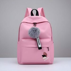 Latest Trendy Women’s Pink Backpack | Lightweight & Durable # 2