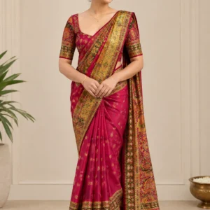 Bengali Traditional Saree with Designer Pallu Design 2